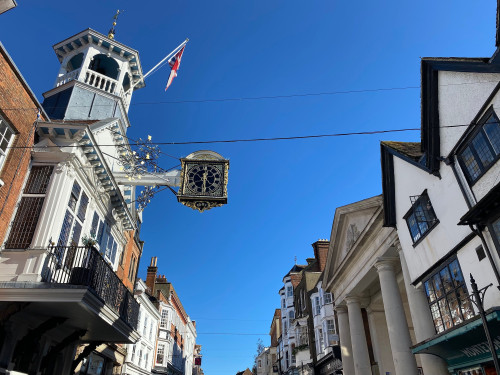 Guildford town clock George James Architects