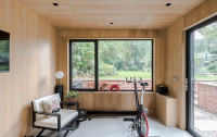 Contemporary garden studio home gym ScaleWidthWzEwMDBd