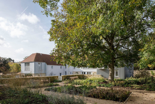 Contemporary Farmhouse architecture and landscaping South Downs National Park