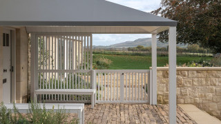 Contemporary Farmhouse entrance detail architecture South Downs National Park