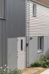 Contemporary cladding detailing Farmhouse South Downs National Park