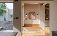 London extension large glazing London townhouse george james architects london