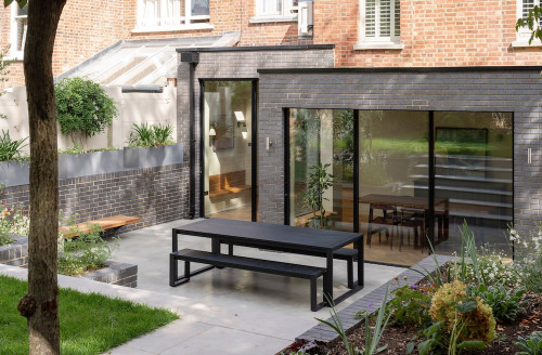 Outdoor terrace london extension george james architects