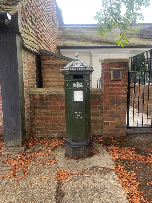 Green post box Haslemere