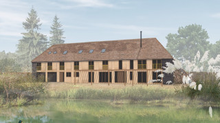 Aldingbourne Barn renovation period tithe barn chichester George James Architects