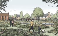 Napton housing development masterplan warwickshire geoge james architects